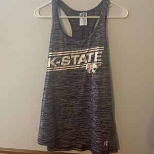 Purple k state tank top